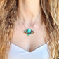 Carico Lake Turquoise, Sonoran Gold Turquoise, Royston Ribbon Turquoise Four Stone Necklace