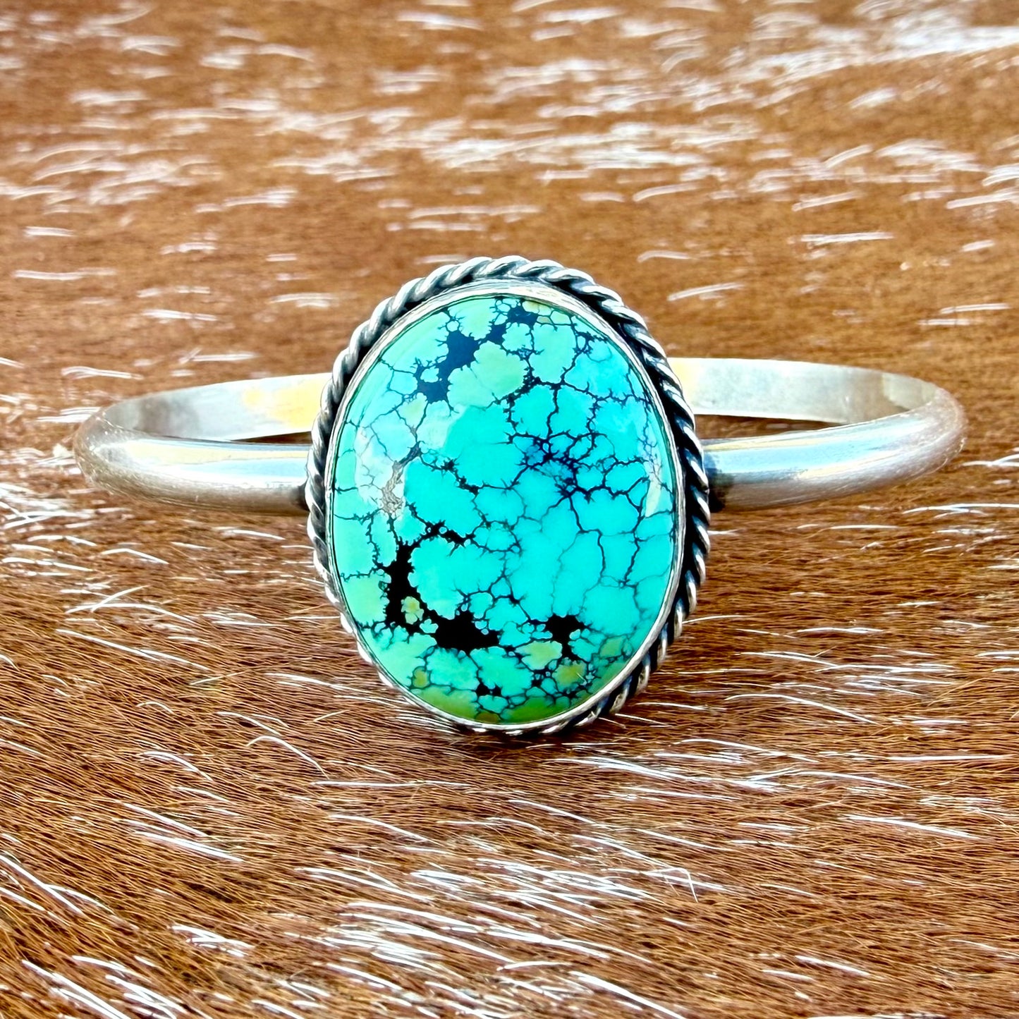 Blue Moon Turquoise cuff bracelet