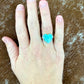 Kingman Turquoise Heart Ring