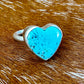 Kingman Turquoise Heart Ring