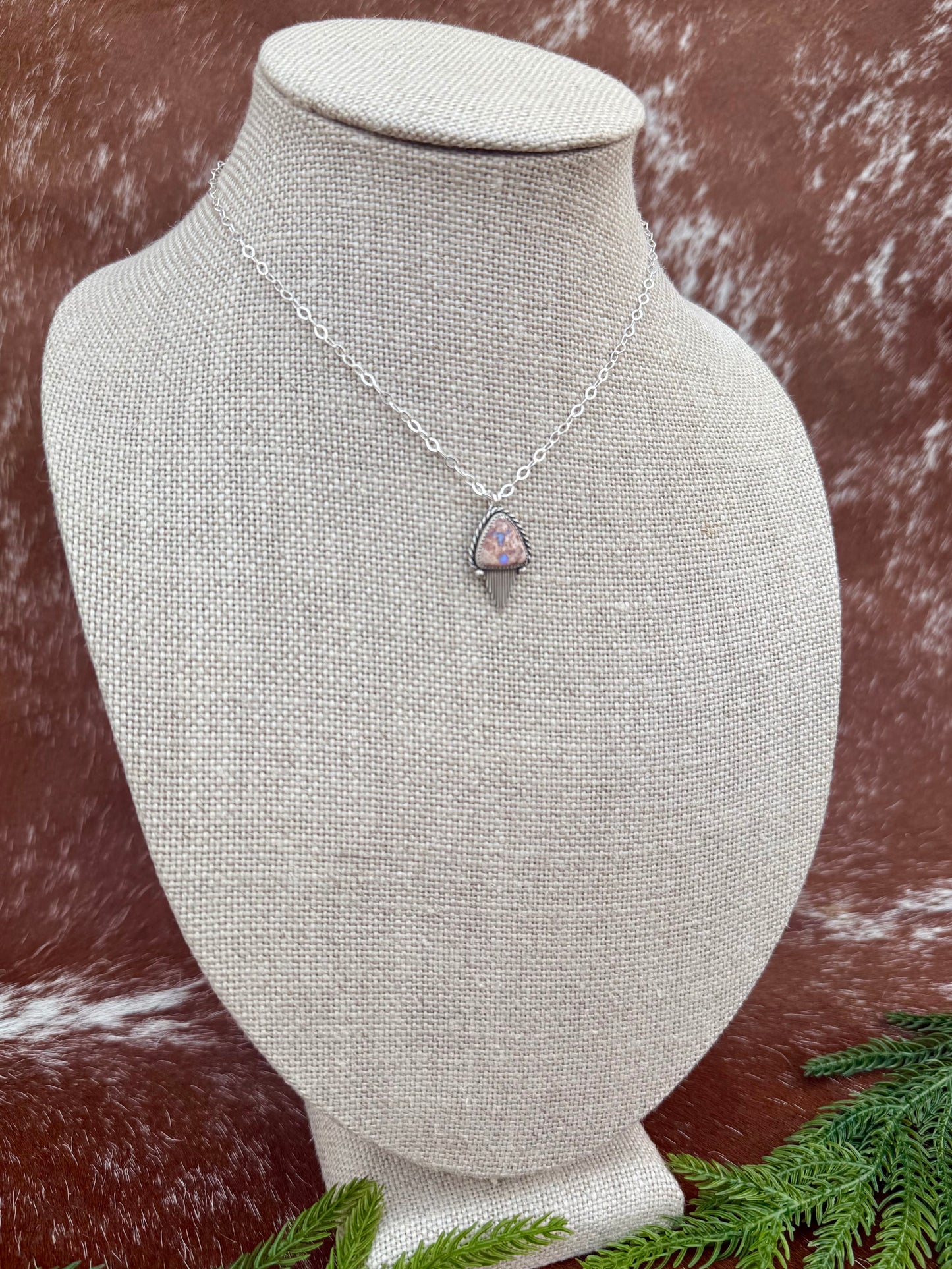 Mexican Fire Opal with Silver Flare