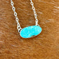 Whitewater Turquoise Bar Necklace