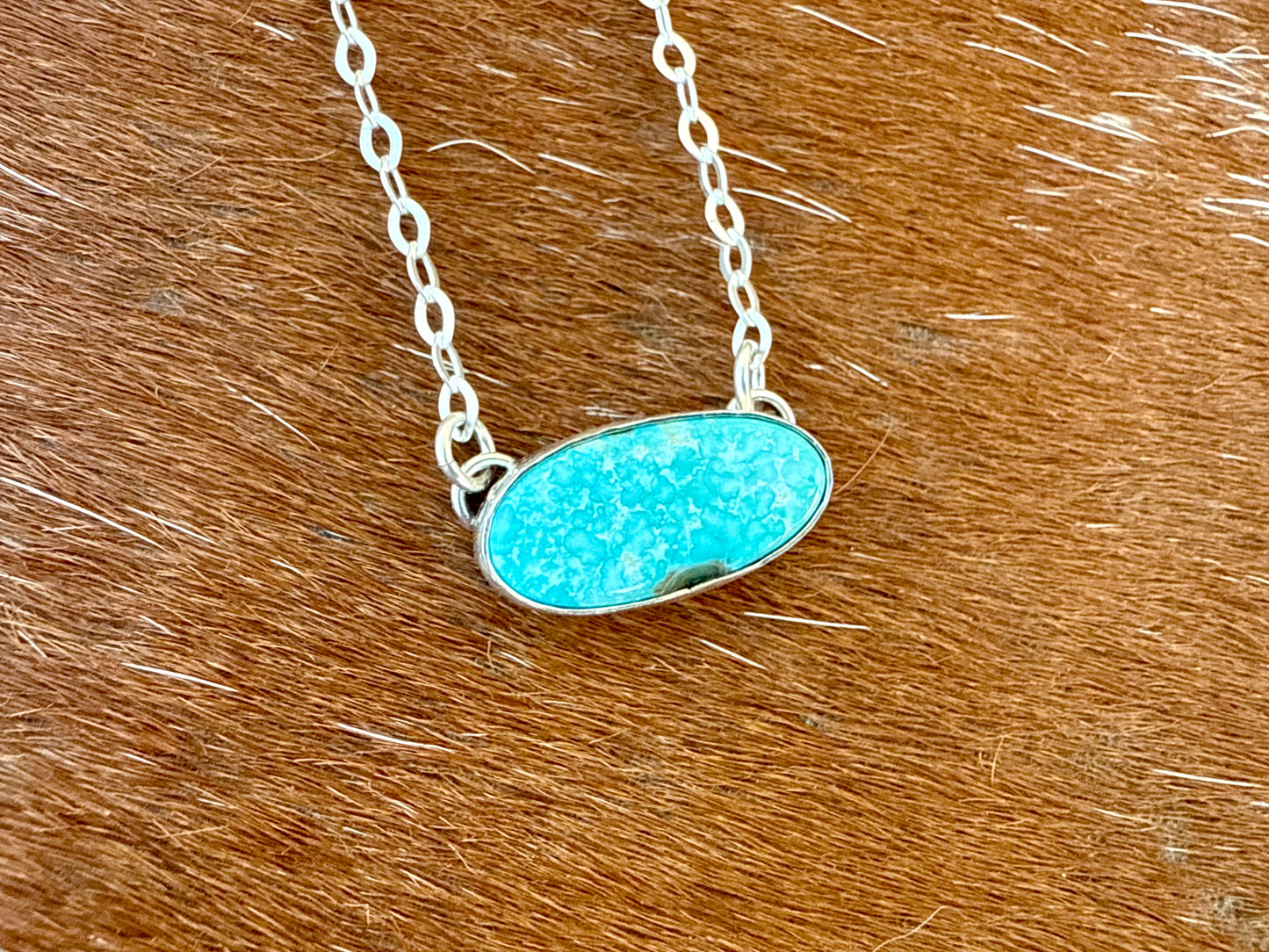 Whitewater Turquoise Bar Necklace