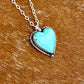Sierra Nevada Turquoise heart necklace