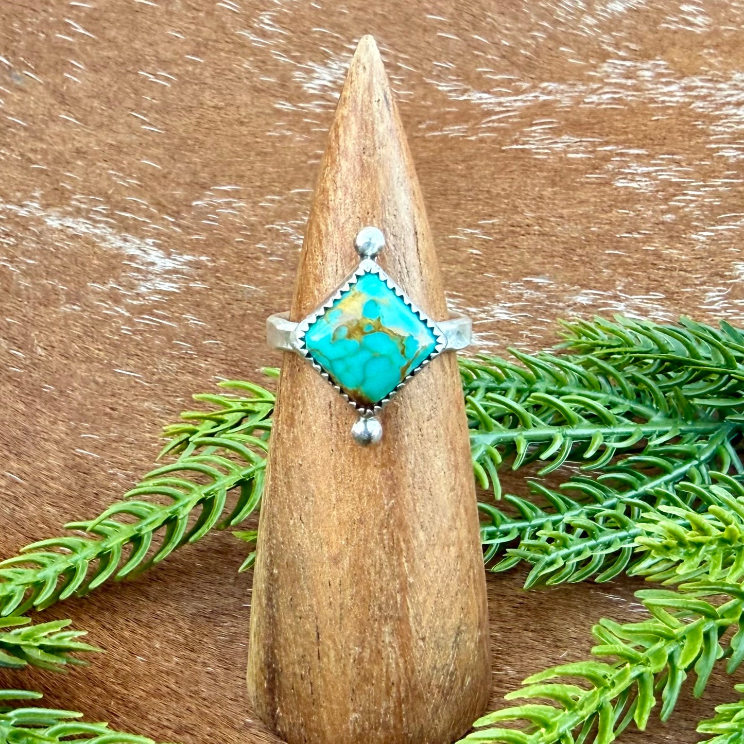 “The Cassie” Ring - Kingman Turquoise - Made to Order