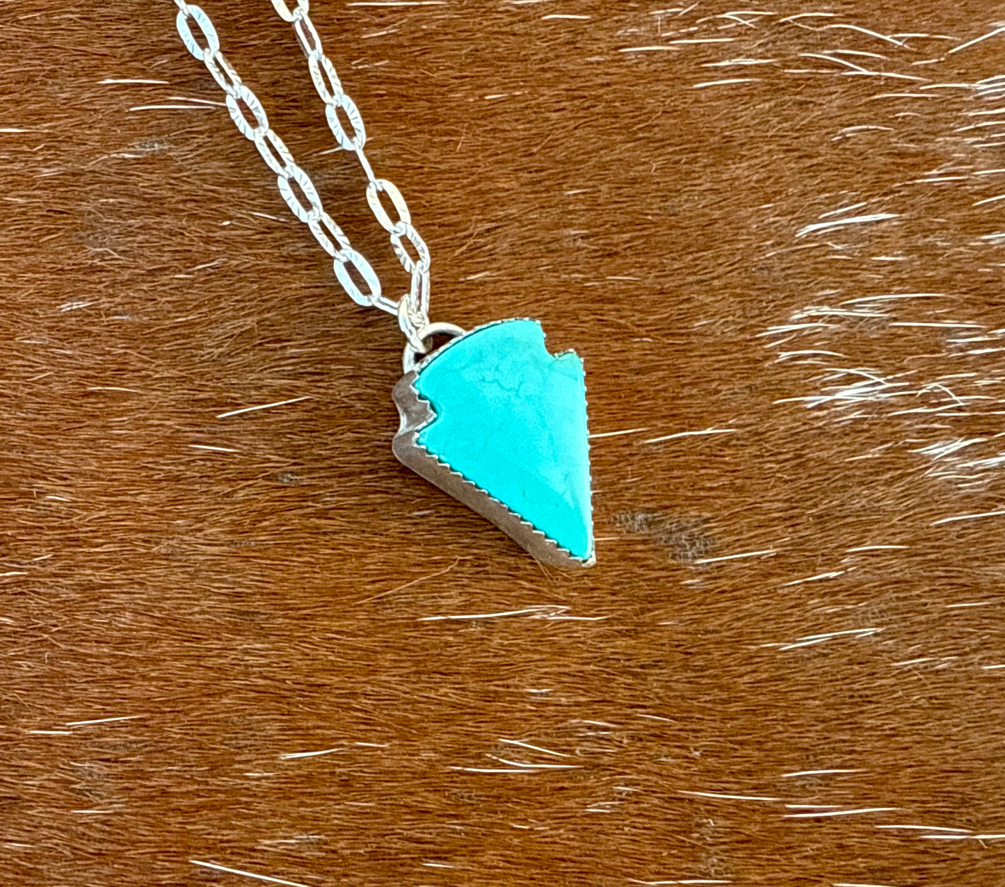 Campitos Turquoise Arrowhead Necklace