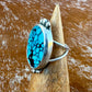 Moon River Turquoise Split Shank Ring