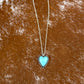 Sierra Nevada Turquoise heart necklace