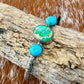 Sonoran Gold Turquoise and Kingman Turquoise cuff bracelet