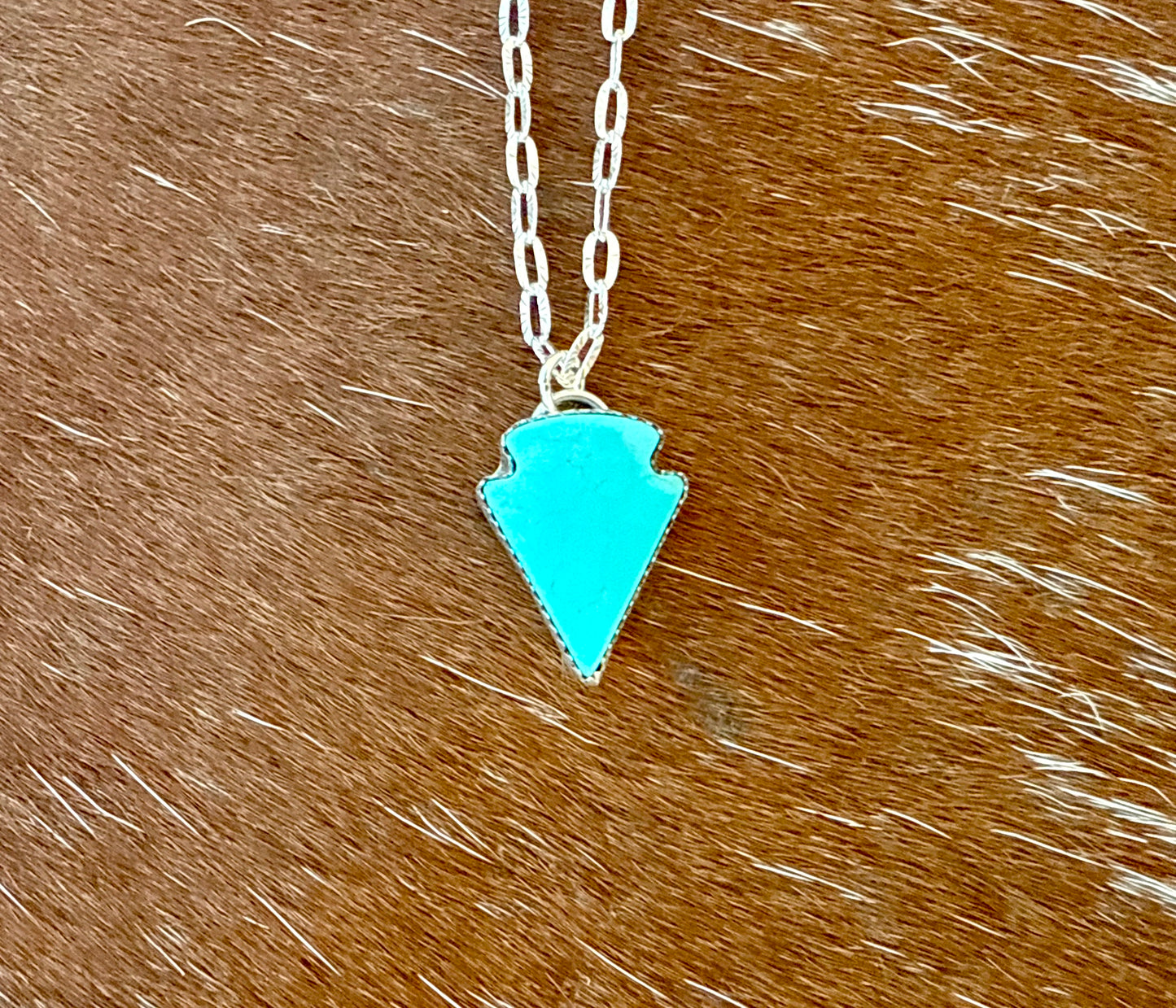 Campitos Turquoise Arrowhead Necklace