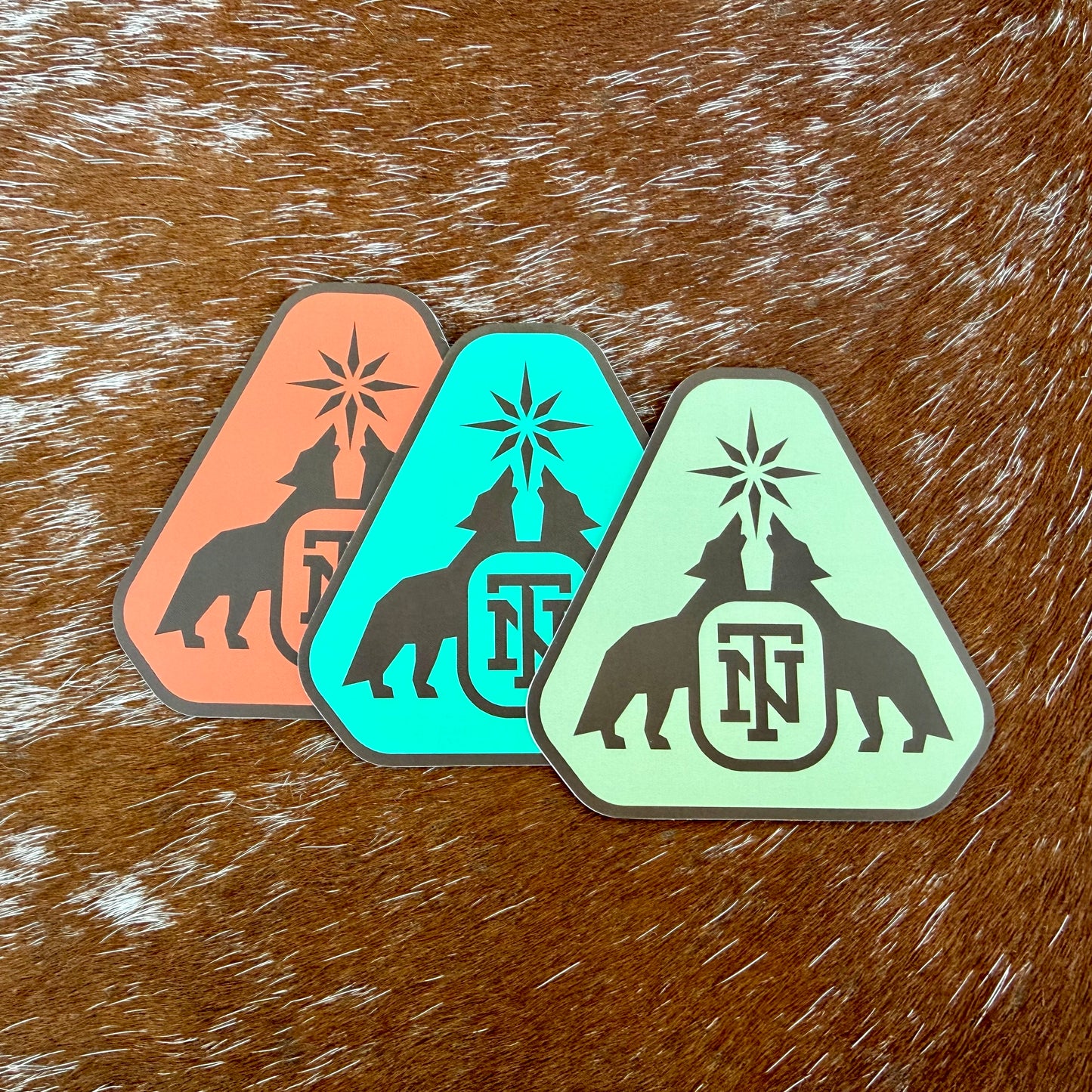 True North Silver & Stone Vinyl Sticker