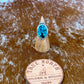 Moon River Turquoise Split Shank Ring