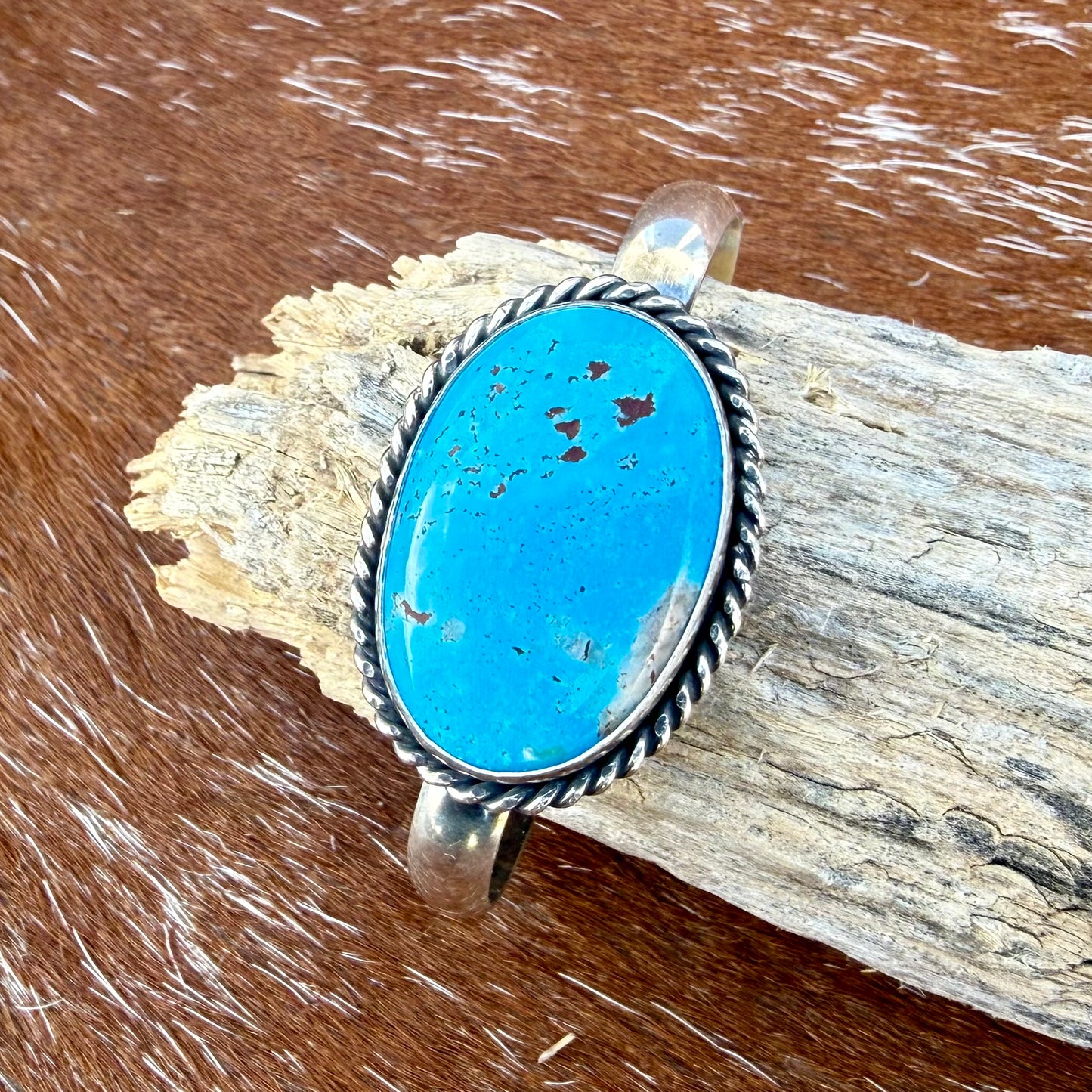 Kingman Turquoise cuff bracelet