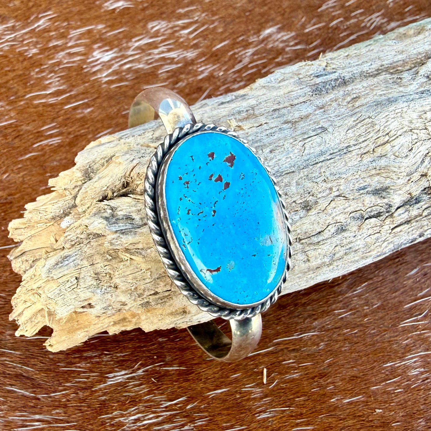 Kingman Turquoise cuff bracelet