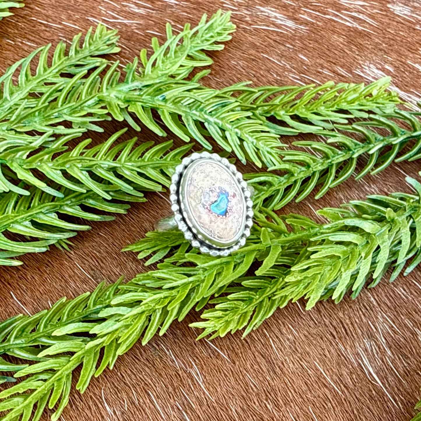 Mexican Fire Opal Ring