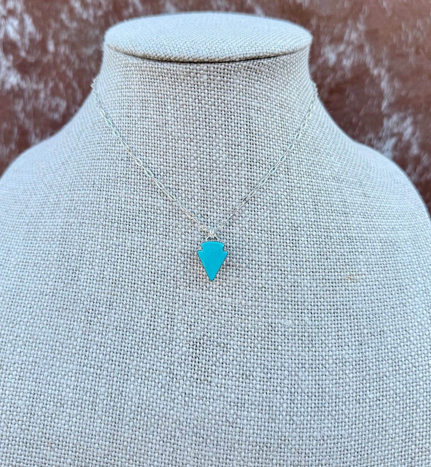 Campitos Turquoise Arrowhead Necklace