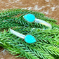 Kingman Turquoise wrap cuff bracelet