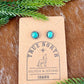 Sonoran Gold Turquoise stud earrings