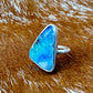 Fine Australian Boulder Opal Ring