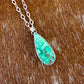 Broken Arrow Variscite Necklace