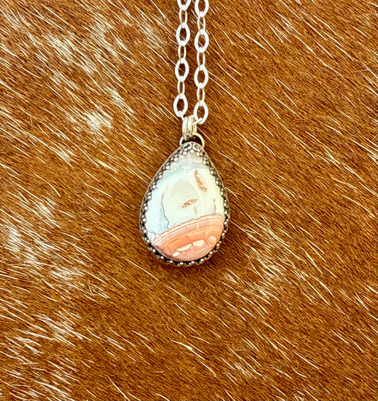 Mexican Fire Opal Necklace