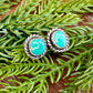 Sonoran Gold Turquoise stud earrings