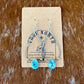 Golden Hills Turquoise teardrop dangle earrings