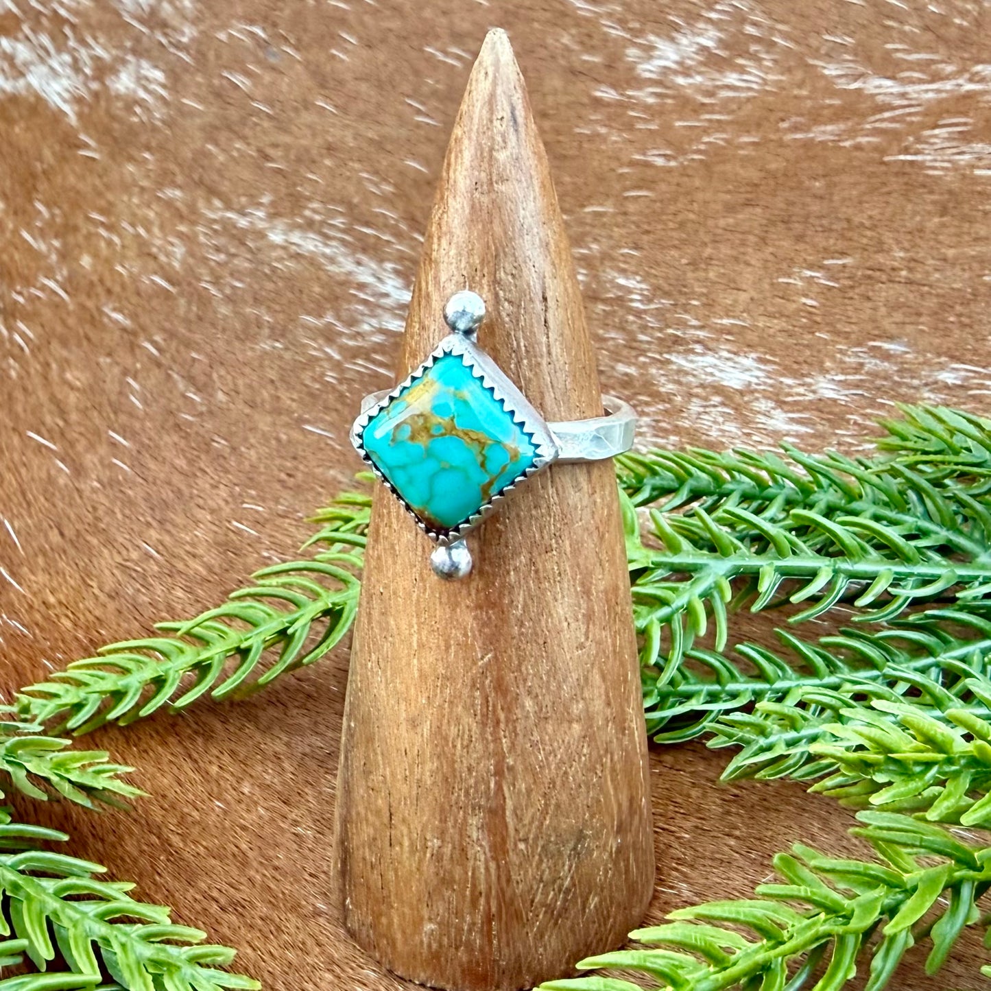 “The Cassie” Ring - Kingman Turquoise - Made to Order