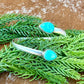 Kingman Turquoise wrap cuff bracelet