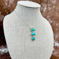 Sonoran Gold triple stone necklace