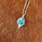 Egyptian turquoise with Silver Flare