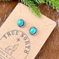 Sonoran Gold Turquoise stud earrings