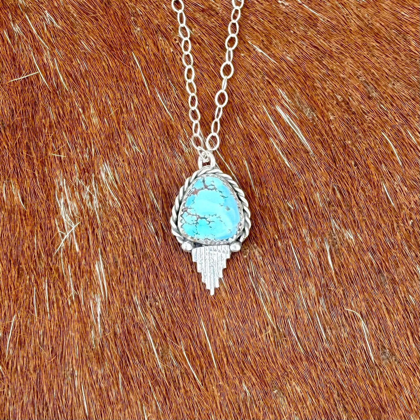 Golden Hills turquoise with Silver Flare