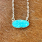 Whitewater Turquoise Bar Necklace