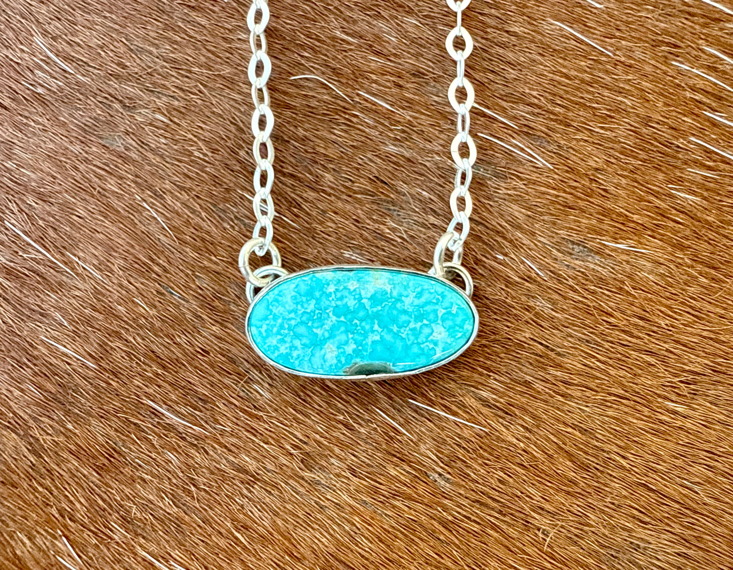Whitewater Turquoise Bar Necklace