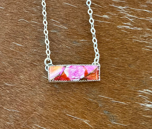 Starburst Kingman Composite Bar Necklace