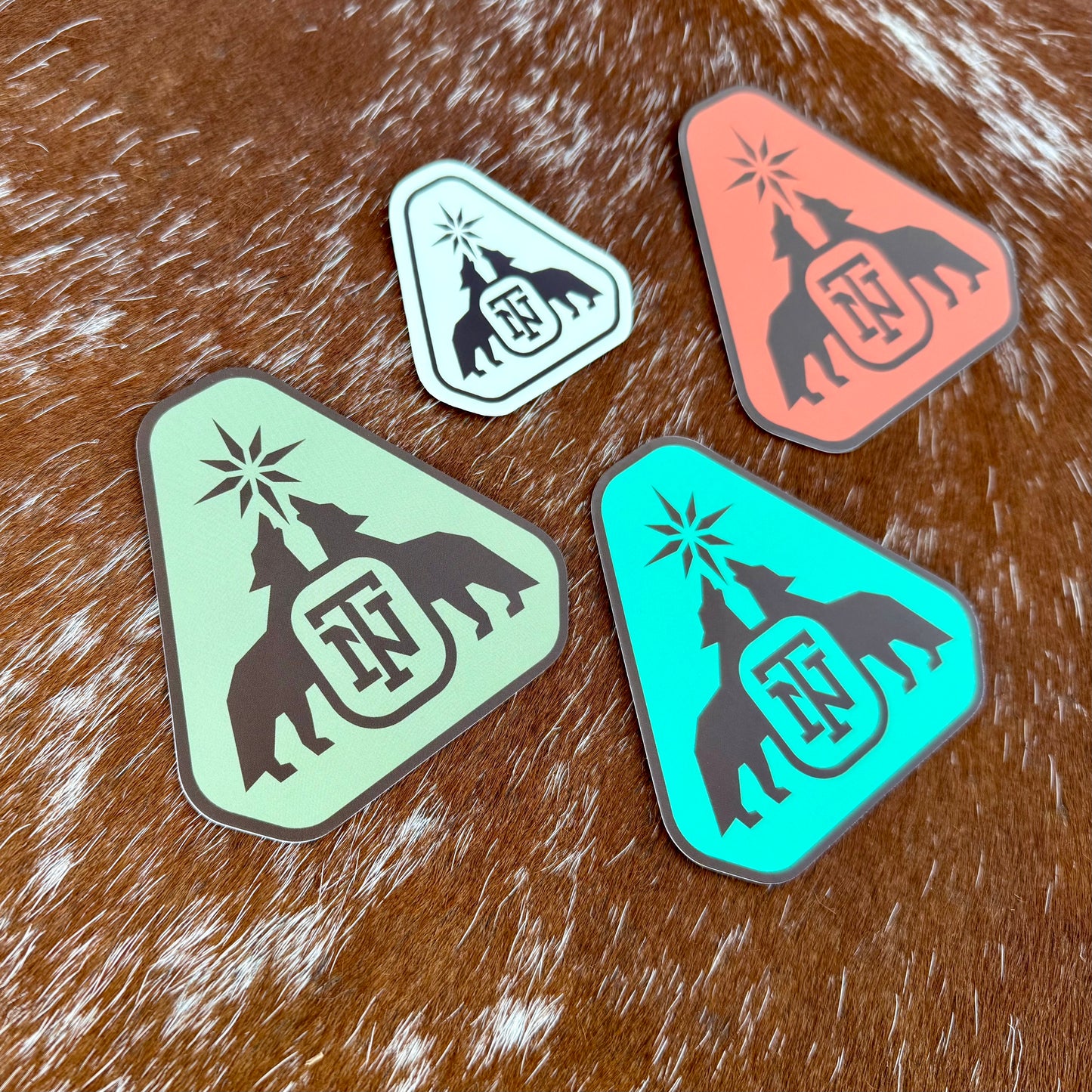 True North Silver & Stone Vinyl Sticker