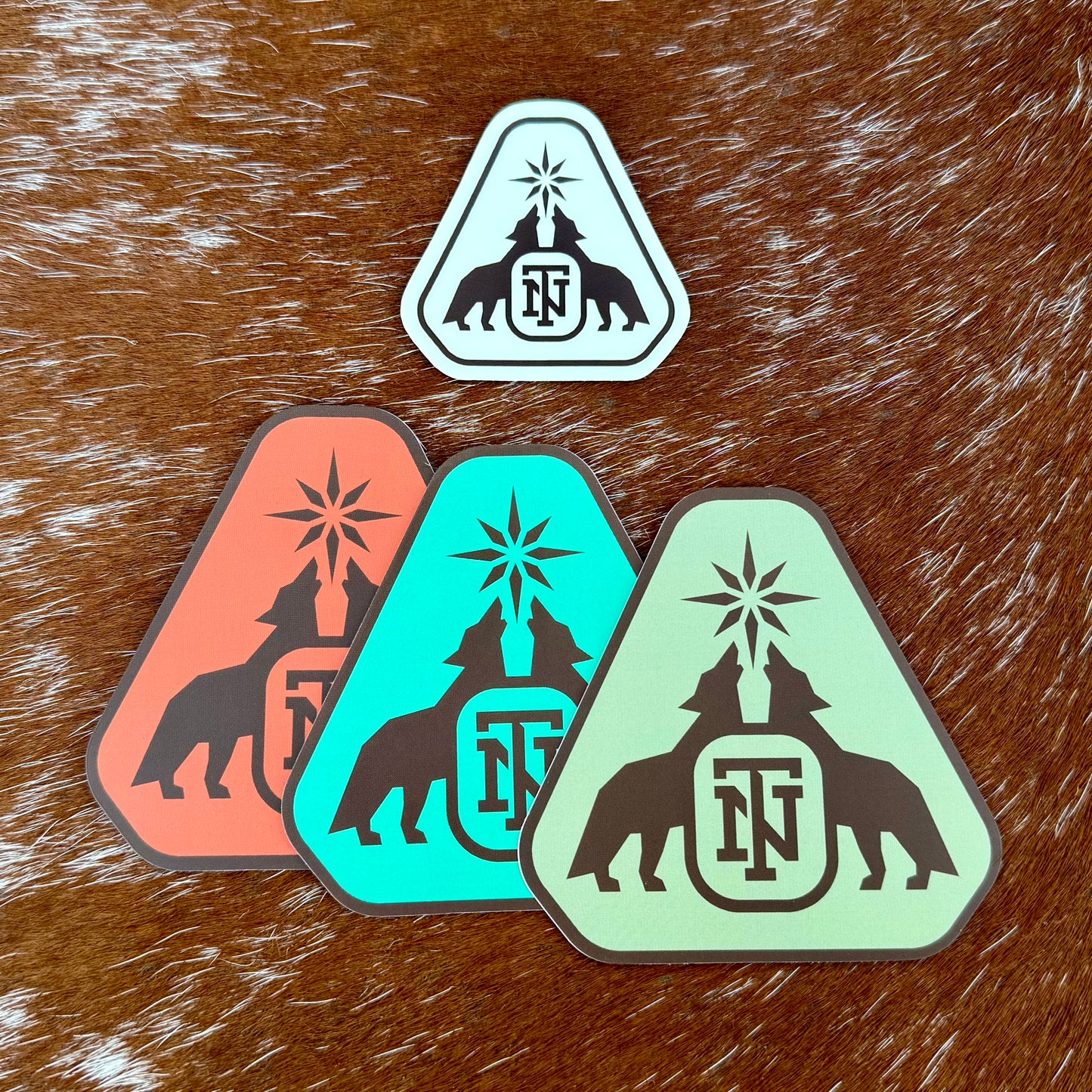 True North Silver & Stone Vinyl Sticker