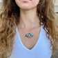 Number 8 Turquoise & Wild Horse Necklace