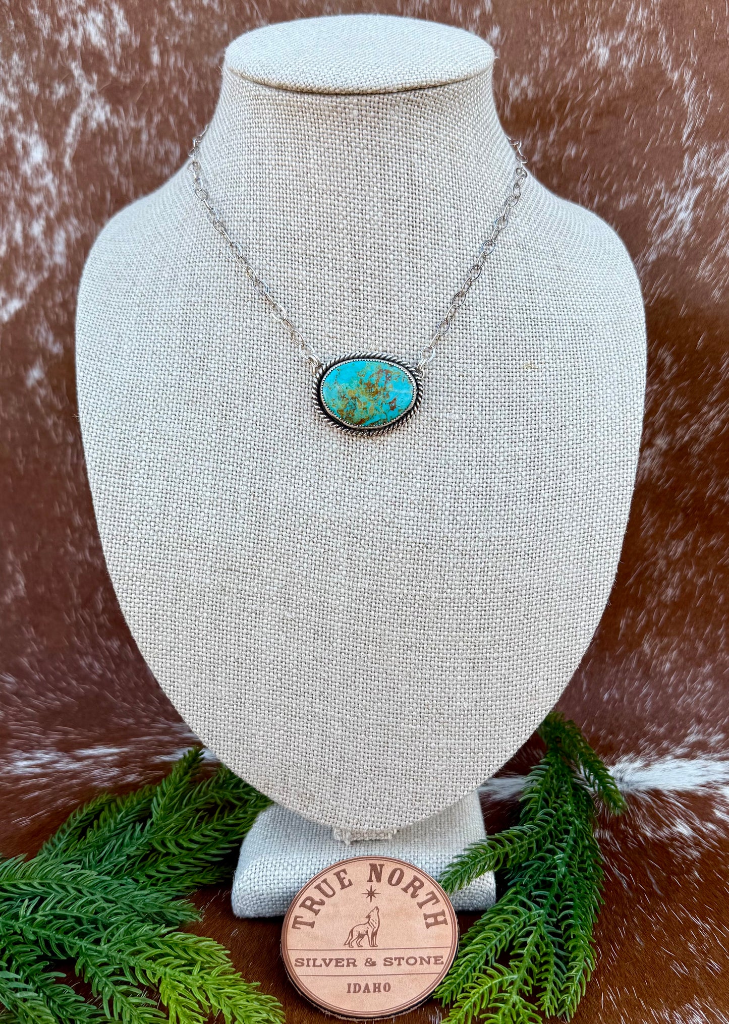 Turquoise Mountain Pendant Necklace