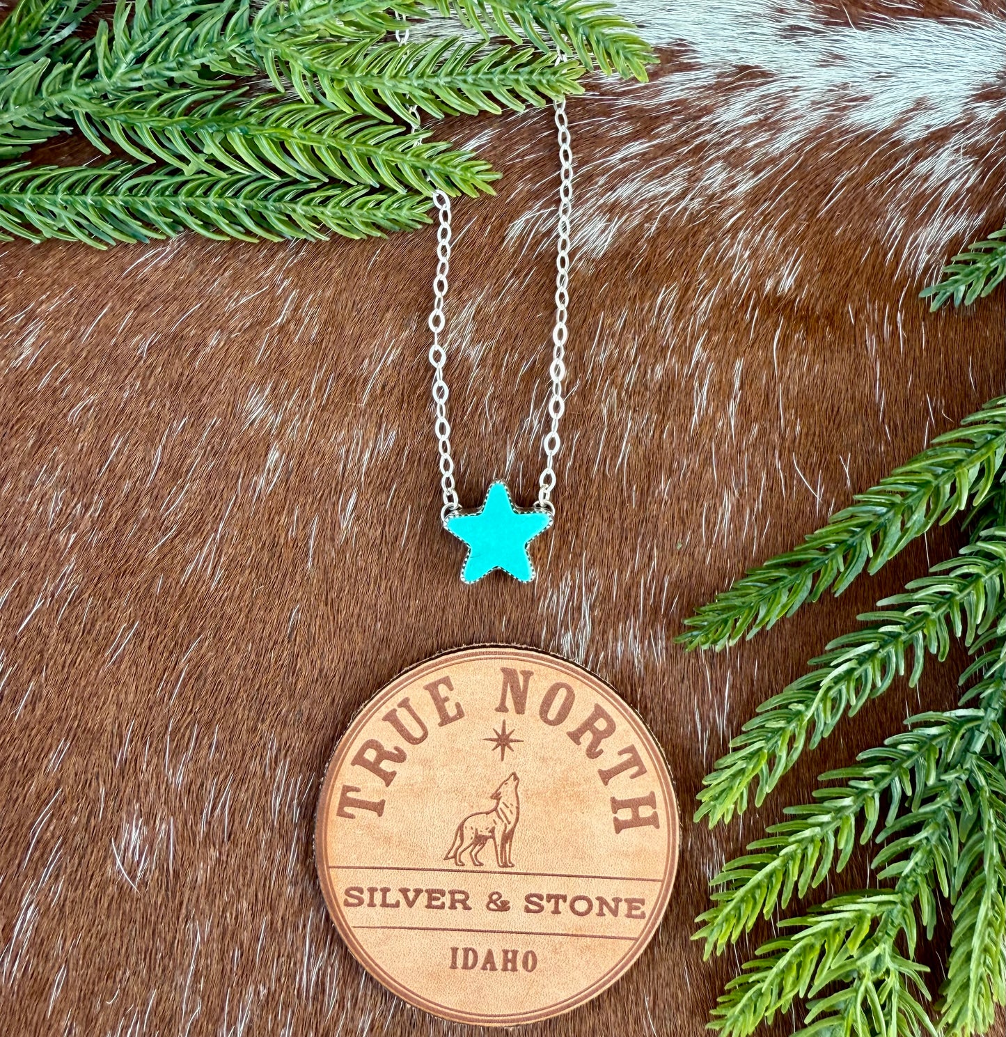 Chilean Turquoise Star Necklace