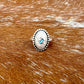 Mexican Fire Opal Ring