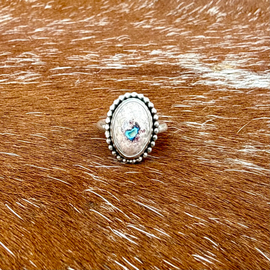 Mexican Fire Opal Ring