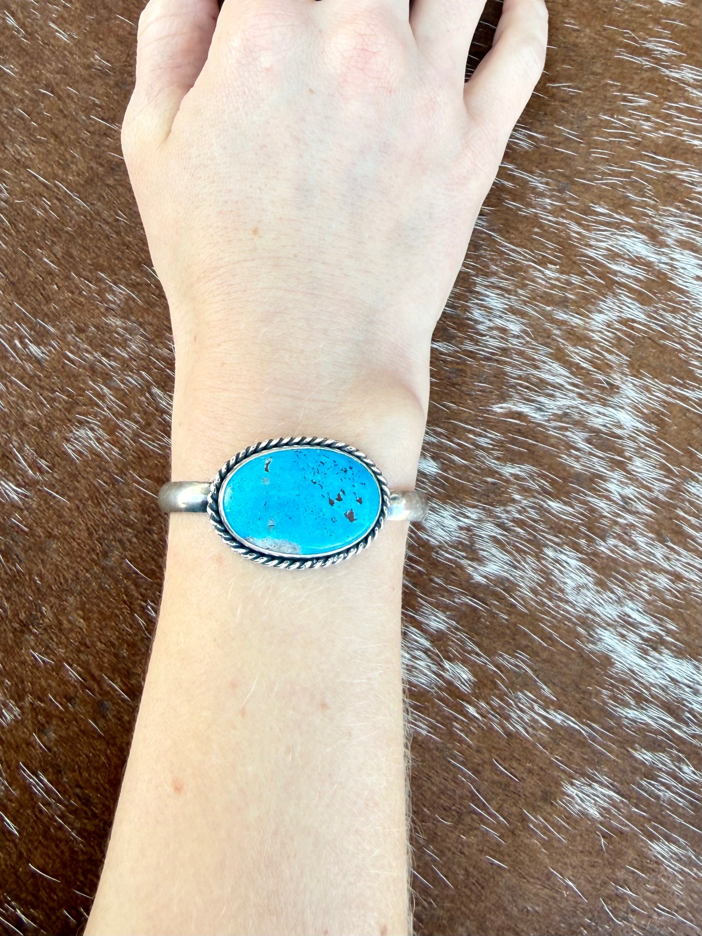 Kingman Turquoise cuff bracelet
