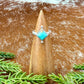Mini Cassie Style Ring - Kingman Turquoise