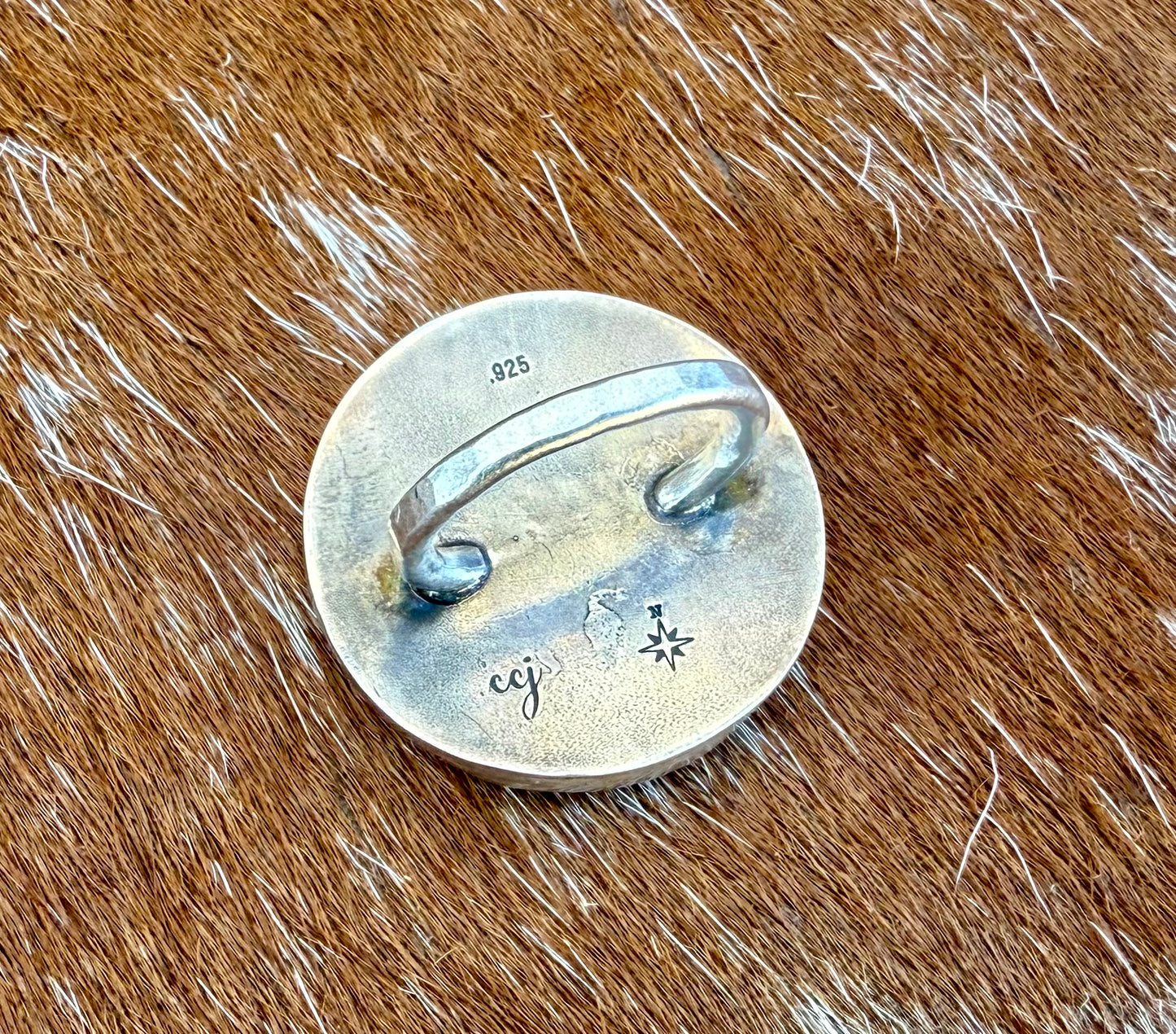 Owyhee Picture Jasper Scarf Slide/Ring