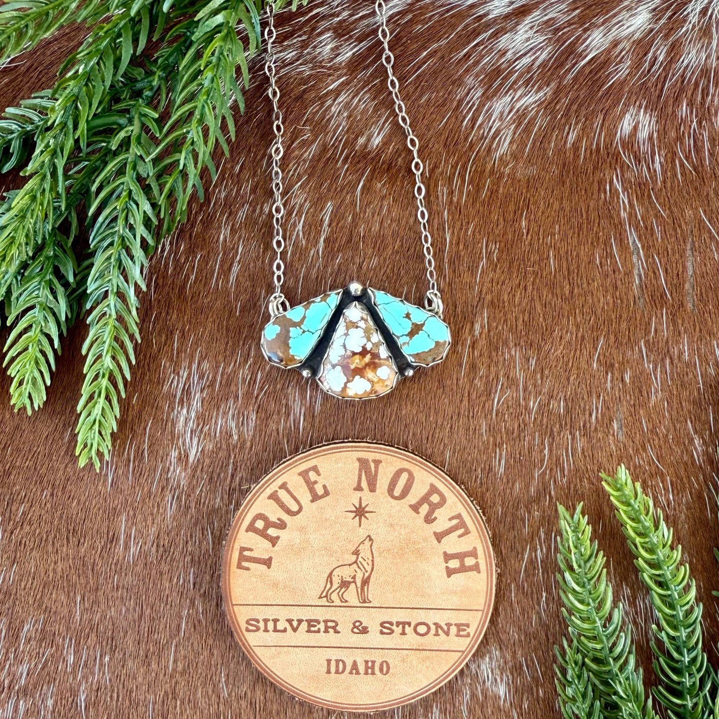 Number 8 Turquoise & Wild Horse Necklace