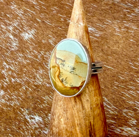 Owyhee Picture Jasper ring
