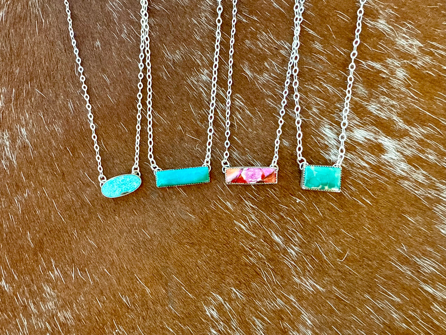 Starburst Kingman Composite Bar Necklace