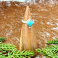 Mini Cassie Style Ring - Kingman Turquoise